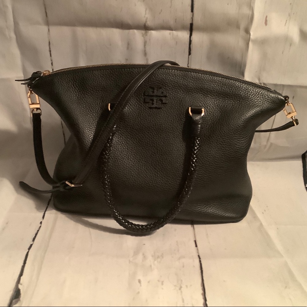 Tory Burch Black leather satchel